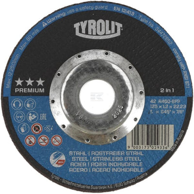Tyrolit Skæreskiver Premium 42F 125x1,2 mm