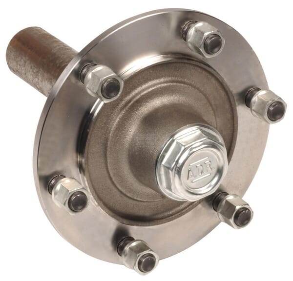 Stubaksel uden bremse 1950 kg 6-160-205 Ø55 250 mm M18 x 1,5