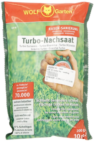Wolf Garten Græsfrø LR 10 Turbo Eftersåning 10m²