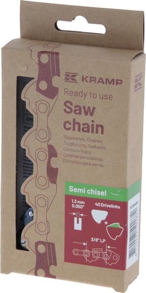 Kramp Efficiency Savkæde 3/8" 1,3 mm 40 DL halvmejsel