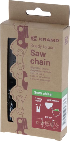 Kramp Savkæde 3/8" 1,3 mm 57 DL Halvmejsel