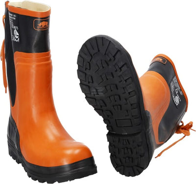Grubs Skærestøvler, Klasse 3, Str. 43, Sort/Orange