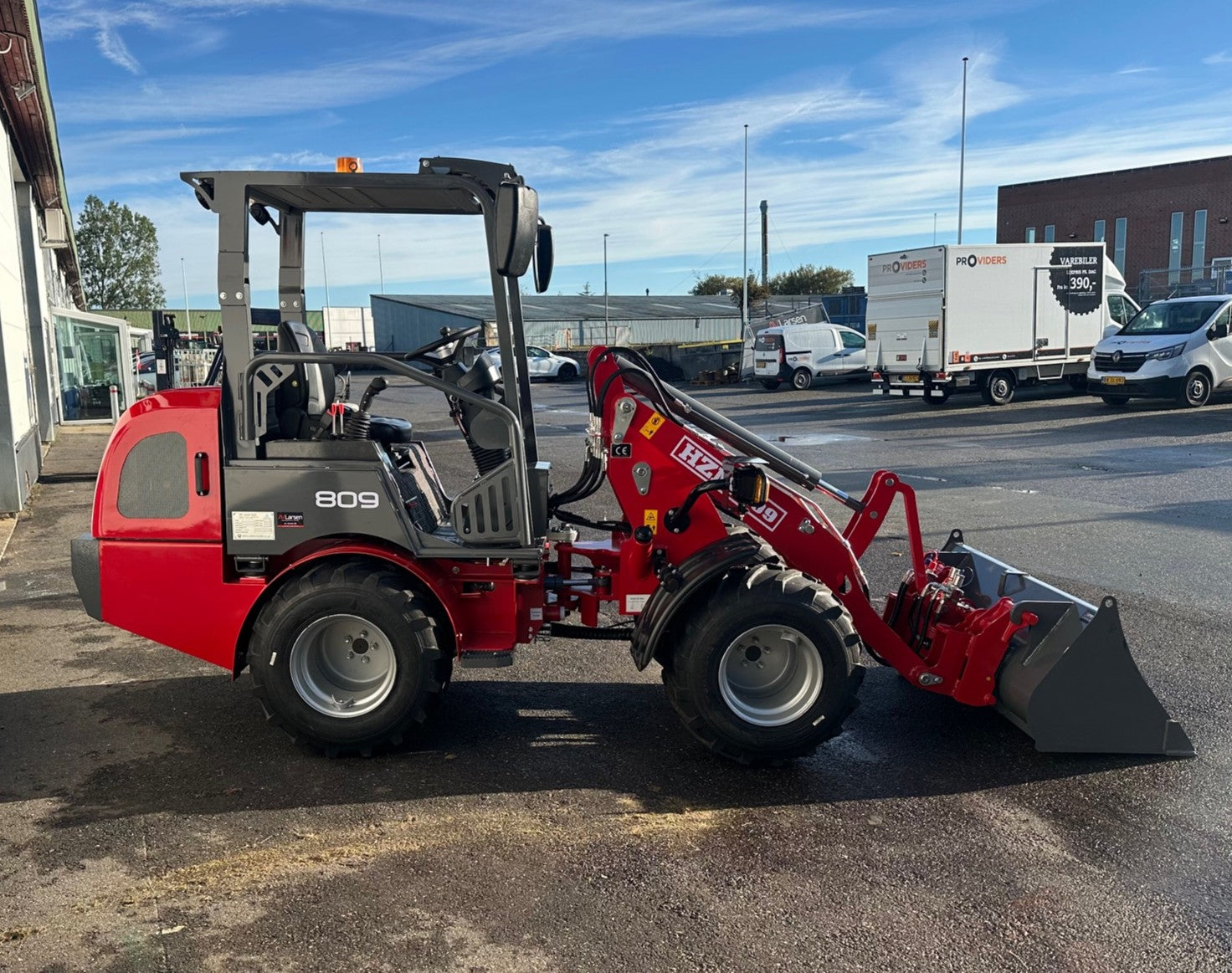 HZM  809 Minilæsser uden kabine