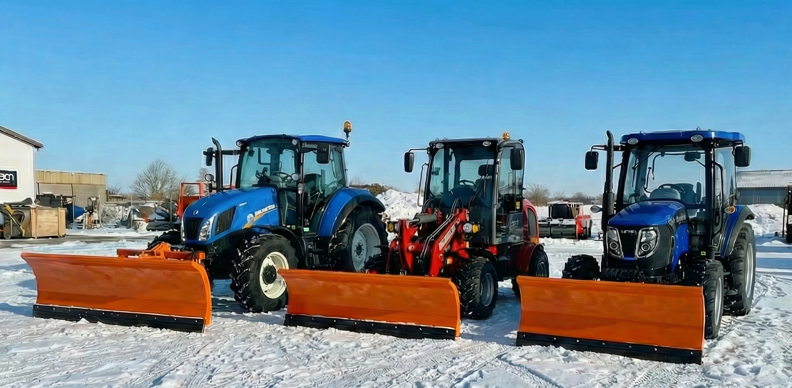 Sneblad med euroskifte samt 3 punkt ophæng.