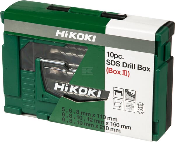 Hikoki Hammerborsæt SDS-Plus 10 dele
