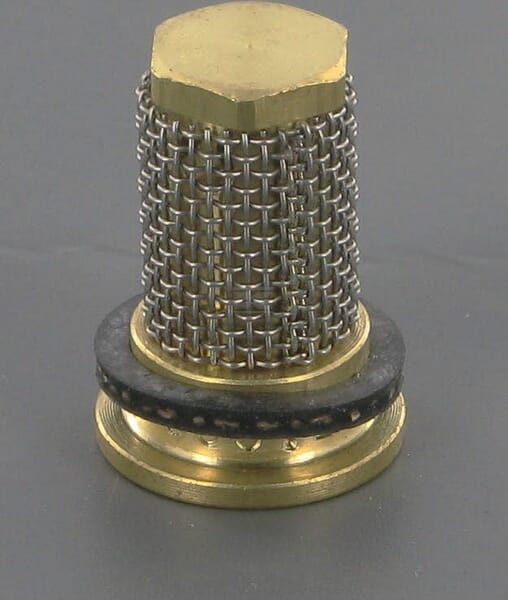 Dysefilter finhed 25 messing Lechler
