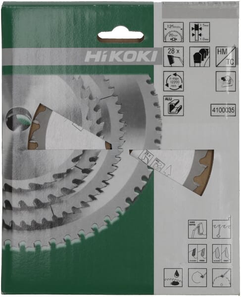 Hikoki Savblad 125x20 mm med 28 tænder