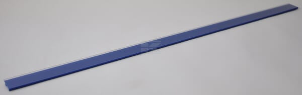 Prisskinne Blå 985x38mm til butiksudstyr