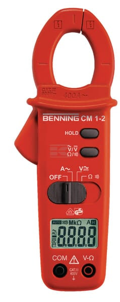 Benning Digitalt Strømklemme-multimeter CM 1-2