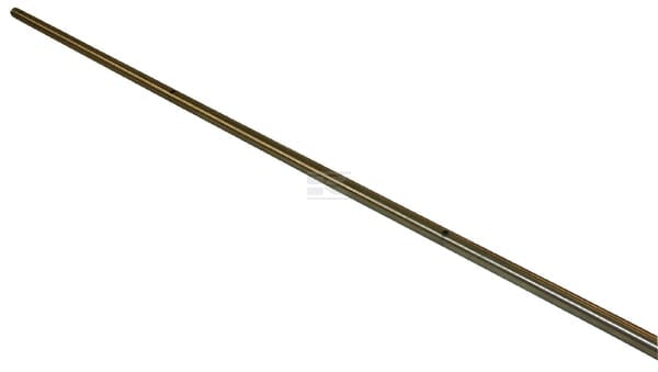 1/2" rustfrit stål, rør 207 cm 5x Ø7 huller
