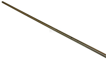 1/2" rustfrit stål, rør 207 cm 5x Ø7 huller