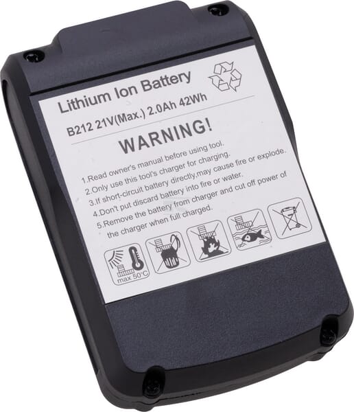 Li-Ion Batteri 20V 2,0 Ah til Værktøj