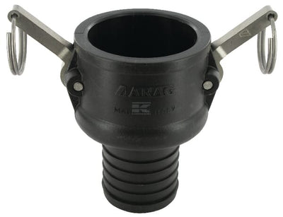 Camlock type C 2" slangeende polypropylen