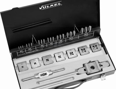 V-Coil Gevindskæresæt M3-M12 HSS komplet