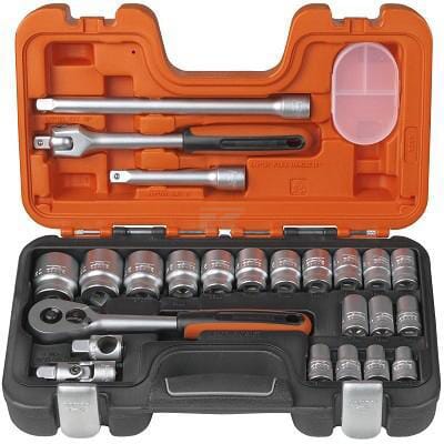 Bahco Topnøglesæt 1/2" S240, 24 dele