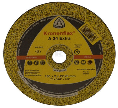 Klingspor Skæreskive 180 x 2,0 x 22 mm lige Kronenflex