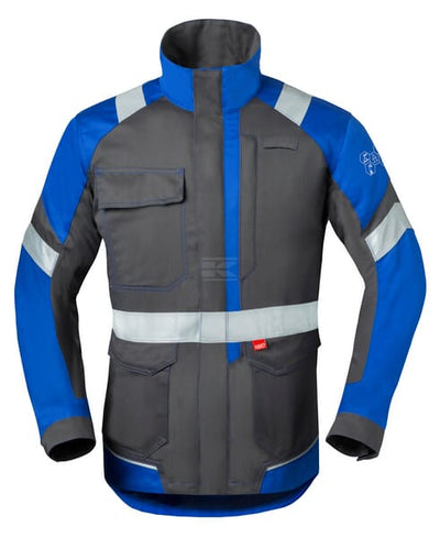 Hydrowear Multinorm Jakke Antracitgrå/Blå, Str. 48