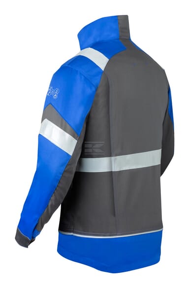 Hydrowear Multinorm Jakke Antracitgrå/Blå, Str. 48