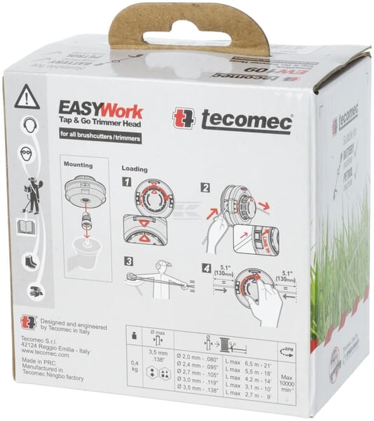 Oregon EASY Work Trimmerhoved 4 1/4" med M8/M10 gevind