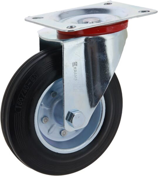 Tente Drejehjul 160 mm med bremse