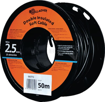 Gallagher Jordkabel 2,5 mm soft 50 m