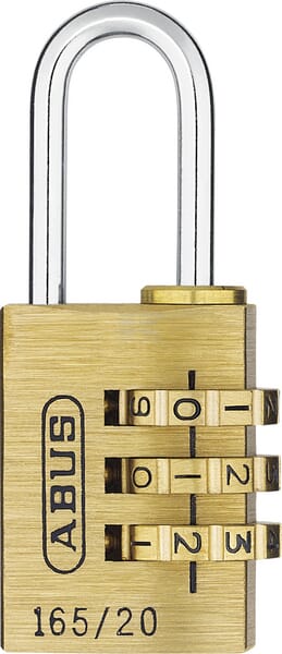 Kombinationshængelås 20 mm Abus