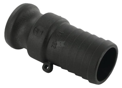 Camlock Type E 1" slangeende 32 mm polypropylen