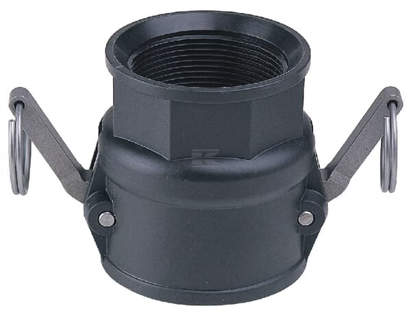 Camlock type D 1" indvendigt gevind polypropylen
