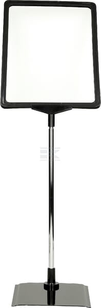 Displaystativ A4 med teleskopstang 320-620 mm