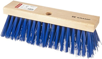 Kost med PVC-fiber, blå 36 cm