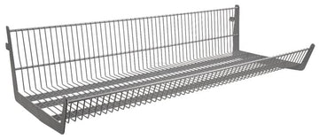 Kurveophæng 47 x 100 mm, hvid/aluminium