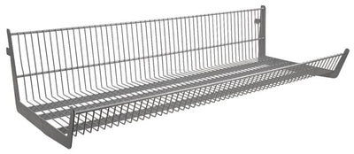 Kurveophæng 47 x 100 mm, hvid/aluminium