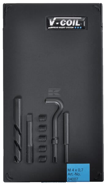 V-Coil Reparationssæt M4 x 0,7 Gevindreparation