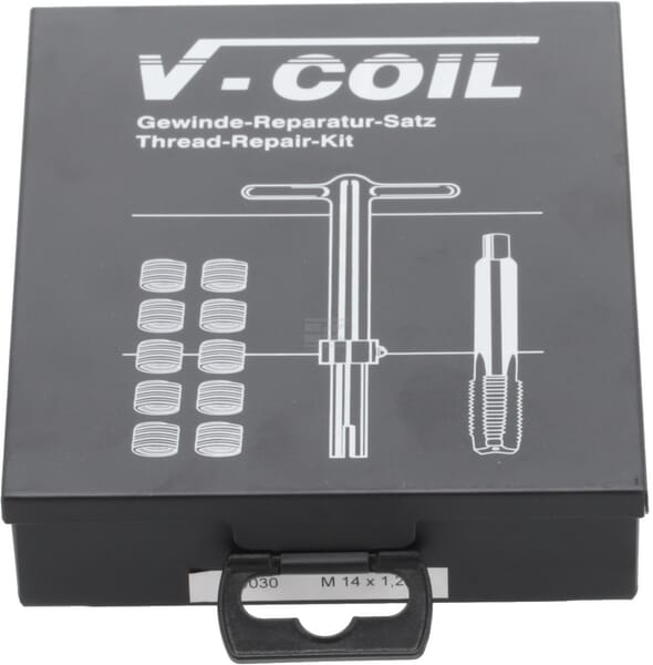 V-Coil Reparationssæt M14x1.25 til Gevindreparation