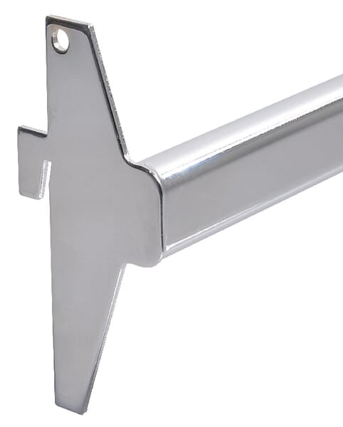 Tøjbøjle, forkromet metal
