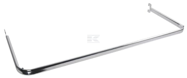 Bøjlestang 100 x 35 mm, Krom