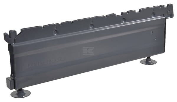 Rist 47x16 cm, skifergrå