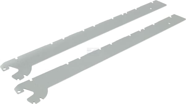 Hyldebeslag 47 cm, aluminium (2 stk.)
