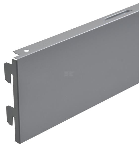 Panel uden huller 10x100 cm hvid/alu