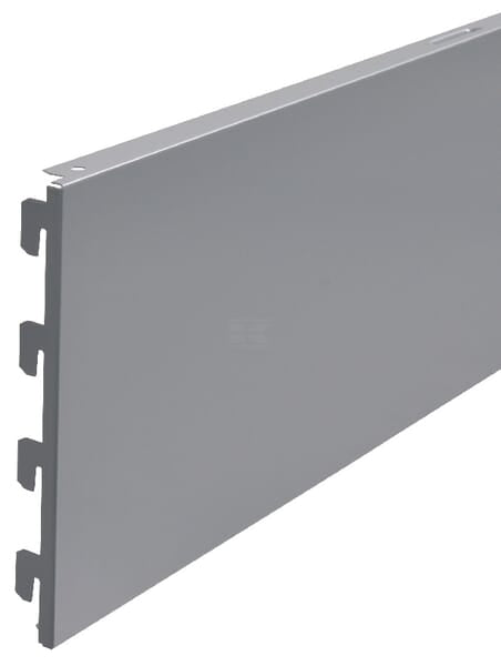 Panel uden huller 20x100 hvid/alu
