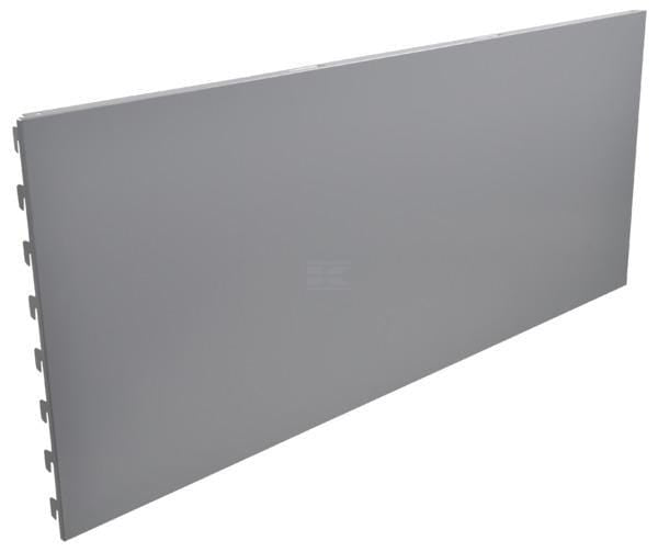 Panel uden huller 40x100 cm hvid/alu
