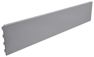 Bagpanel til Butiksinventar, 20 cm, Hvid/Aluminium