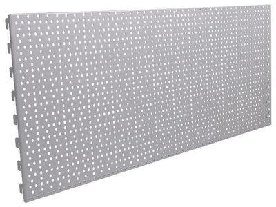 Hulpanel 40x100 cm, hvid/aluminium til butiksinventar