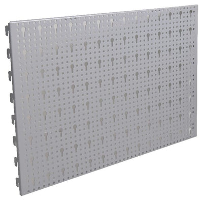 Hulplade 40 x 66,5 cm, hvid/aluminium
