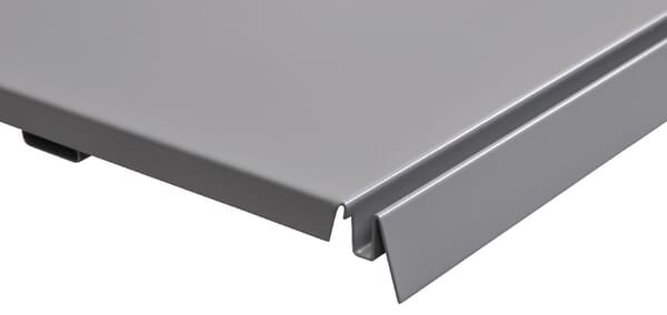 Hylde 47 x 66,5 cm, hvid/aluminium til butiksinventar
