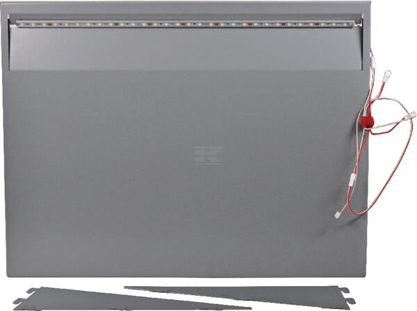 LED-panel, hvid/alu 66,5 cm