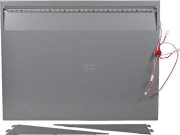 LED-panel, hvid/alu 66,5 cm
