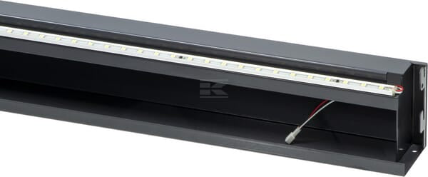 LED bar 1 meter skifergrå belysning