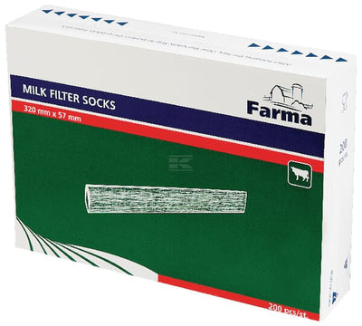 FARMA Mælkefilter 320 x 57 mm, 200 stk.
