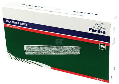 FARMA Mælkefilter 455x57 mm, 200 stk.